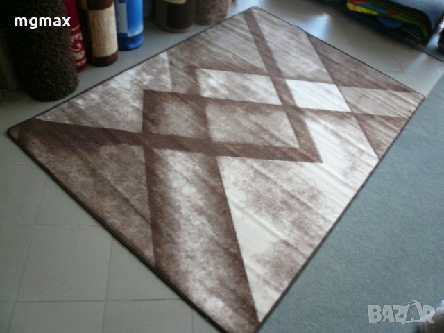 Мокетени килими модел 113кафяв, снимка 4 - Килими - 31849699