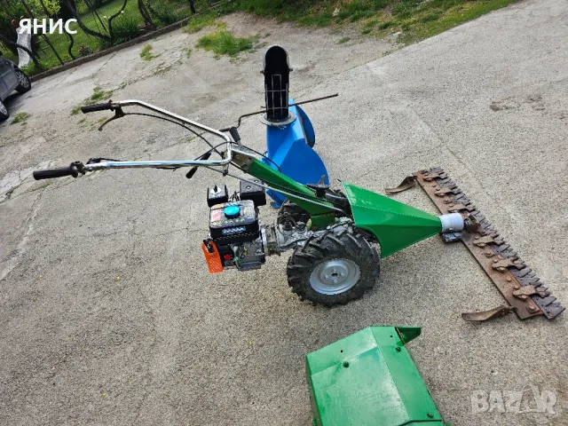 ИТАЛЯНСКА ПАЛЦОВА КОСАЧКА/МОТОБЛОК. ФРЕЗА И СНЕГОРИН..ПЕРФЕКТНА , снимка 14 - Градинска техника - 50289475