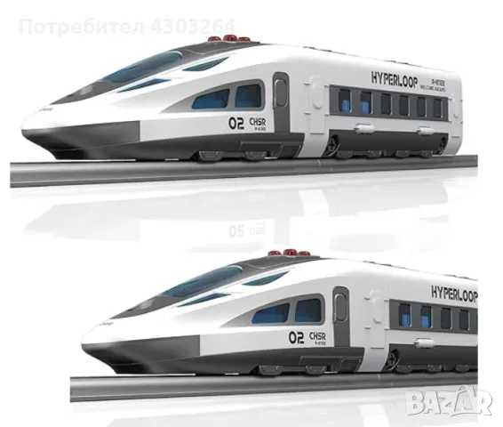 Играчка високоскоростно влакче, снимка 2 - Влакчета, самолети, хеликоптери - 48014244