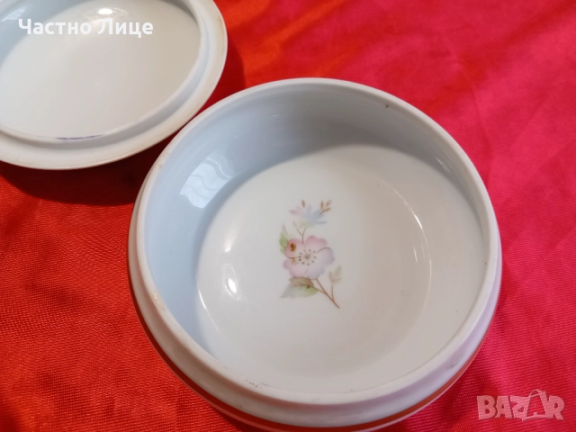 Limoges ,Лимож Порцеланова Рисувана Кутия за Бижута, снимка 3 - Антикварни и старинни предмети - 52328699