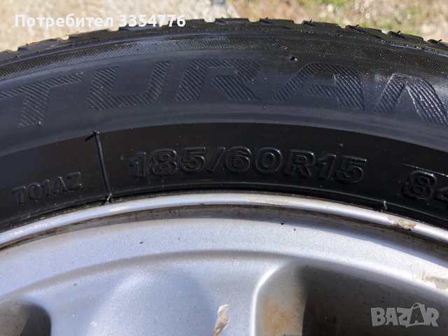 Джанти с гуми мерцедес 15”, снимка 5 - Гуми и джанти - 39068843