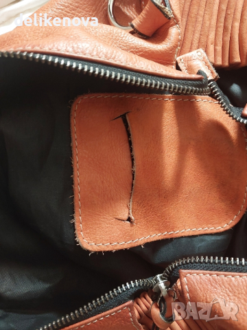 MAXIMA. 🇮🇹  Original  Голяма кожена чанта, снимка 5 - Чанти - 44806097