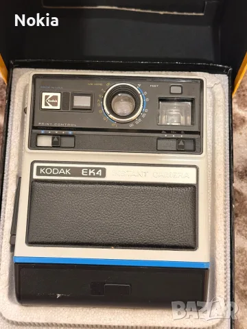 Ретро фотоапарат Kodak EK4 Instant Camera (1976) с оригинална кутия – Винтидж колекция, снимка 5 - Фотоапарати - 56016175