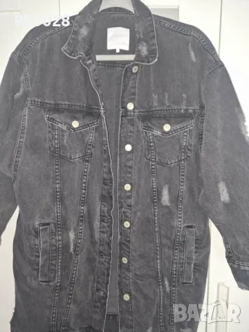 Дълго дънково яке ZARA 