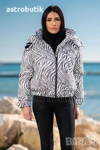 Късо яке с пълнеж от гъши пух- намаление!, снимка 5 - Якета - 48787545