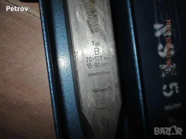 GEDORE - RAHSOL - DREMOMETER - Typ B - MADE IN GERMANY - 1/2" Profi Динамометричен Ключ 20 - 120 Nm , снимка 3 - Гедорета - 51705714