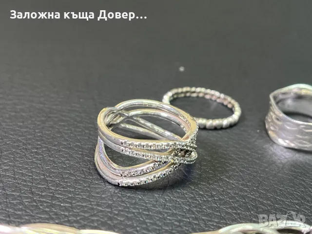 Сребърни пръстени гривна silver 925 grivna prasten srebro, снимка 4 - Бижутерийни комплекти - 49423376