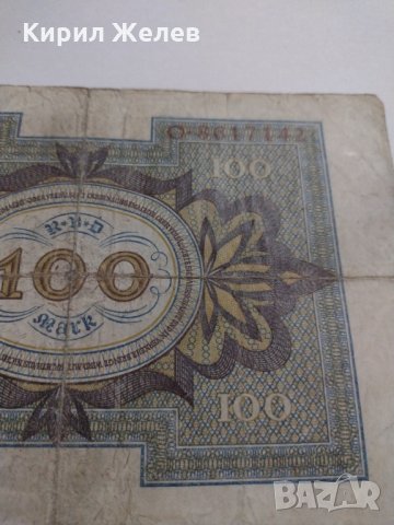 Райх банкнота -  Германия - 100 марки / 1920 година - 17909, снимка 8 - Нумизматика и бонистика - 31029703