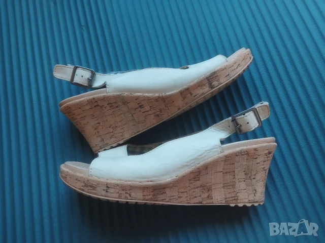 Crocs 100% оригинални дамски сандали на платформа - естествена кожа