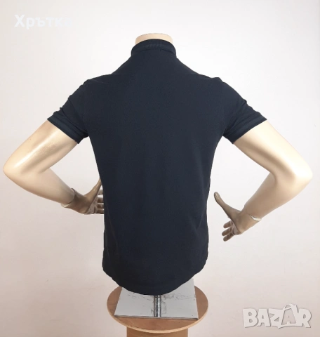 Hugo Boss Pio 1 - Оригинална мъжка тениска с яка размер S, снимка 4 - Тениски - 53306324