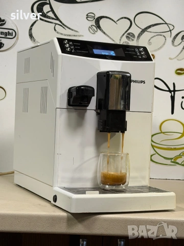 Кафемашина кафе автомат Philips с гаранция, снимка 3 - Кафемашини - 54303380