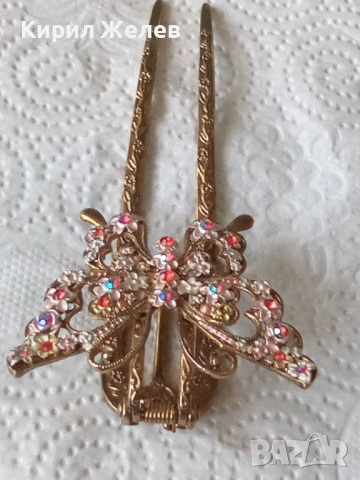 Метална шнола за коса голяма 52621, снимка 5 - Аксесоари за коса - 52787667