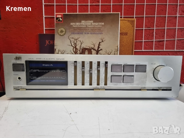 Усилвател JVC A-X40, снимка 2 - Ресийвъри, усилватели, смесителни пултове - 52308530
