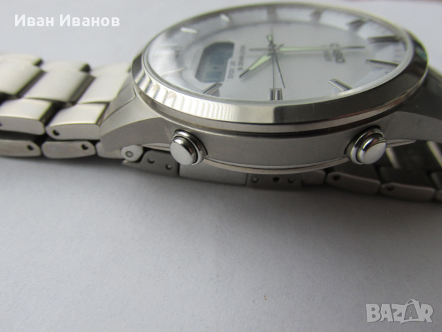 Casio LCW-M170T LINEAGE MULTI BAND 6 TITANIUM Касио титаниев ръчен часовник, снимка 8 - Мъжки - 44673493