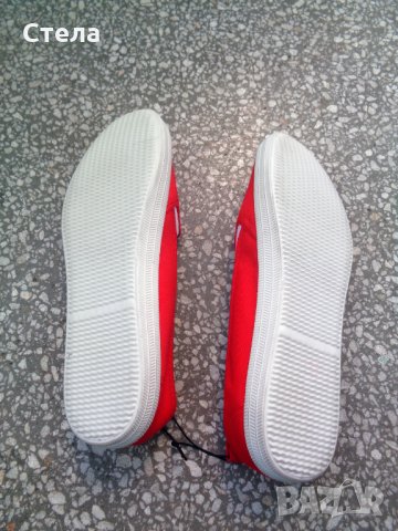HM еспадрили, нови, червени / H&M, снимка 5 - Дамски ежедневни обувки - 30720058