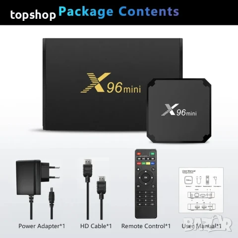 НОВ, ТЕСТВАН Android TV Box 4k, X96 Mini Android 11.0 Smart Box, НА БЪЛГАРСКИ...