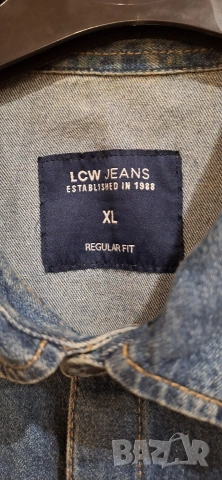 2 броя дънкови ризи,ХЛ и 2ХЛ, снимка 3 - Ризи - 54202348