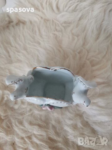 Намалена. Порцеланова ваза салфетница, снимка 4 - Вази - 40621902