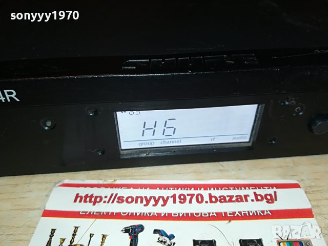 🔥SHURE BLX4R S8 823-832MHz 0910221632, снимка 6 - Микрофони - 38272603