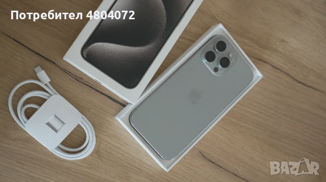 Iphone 15 Pro Max 256 GB 100 % Battery health, снимка 4 - Apple iPhone - 54270885