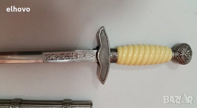 Нацистка хитлериска кама реплика, снимка 3 - Други ценни предмети - 29341230