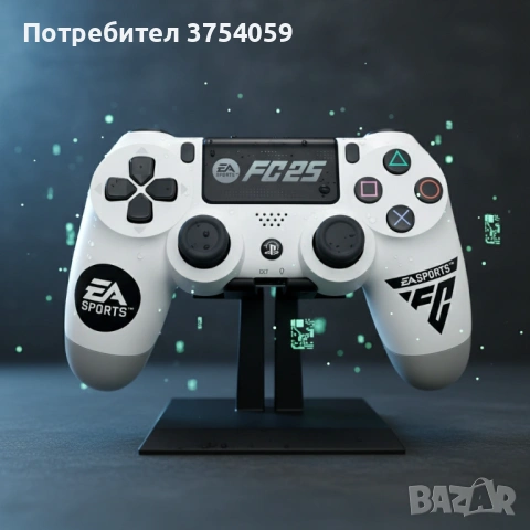 Безжичен джойстик за PS4 с тъчпад, вибрация и LED осветление – FC25 / GTA дизайн, снимка 6 - Друга електроника - 53124308