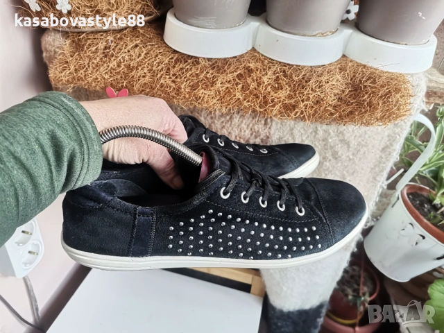 Обувки, кецове Remonte 45н.Естествен велур , снимка 5 - Кецове - 53902962