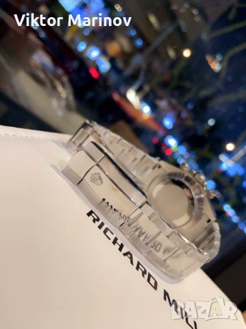 Rolex Daytona Style – Дамски часовник, Висок клас реплика, Диамантен безел, снимка 3 - Луксозни - 53890832