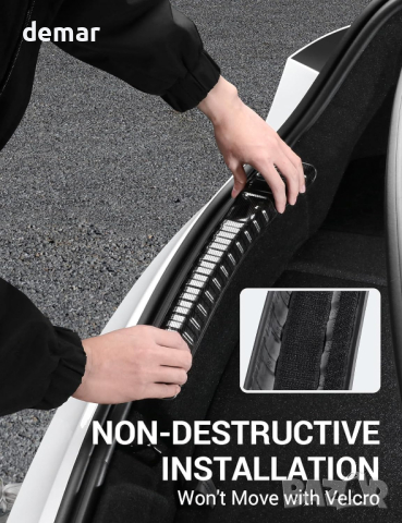 BASENOR Tesla Model 3 Предпазител на прага на багажника, снимка 7 - Аксесоари и консумативи - 44518622