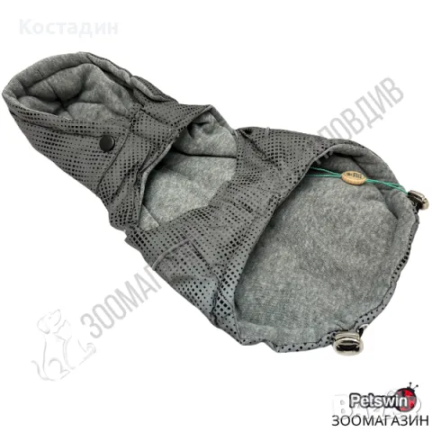 Яке за Куче/Коте - с Качулка - 7 размера - Flash - Сива разцветка - Freedog, снимка 2 - За кучета - 47941587