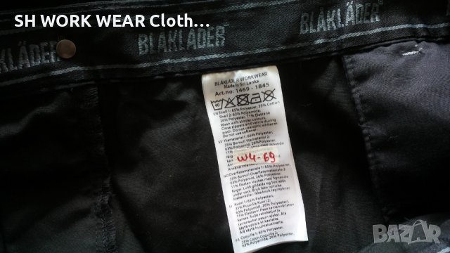 BLAKLADER 1469-1845 SERVICE Work Stretch Trouser размер 4XL еластичен работен панталон W4-69, снимка 16 - Панталони - 42855585