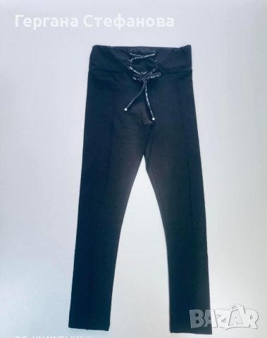 Клин с връзки Черно-134,140,146,152,158,164 Цена -16 лв, снимка 2 - Детски клинове - 39806463