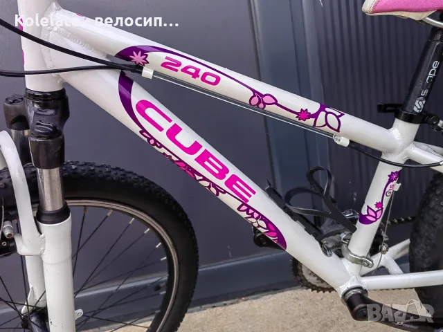 24" CUBE детски алуминиев велосипед за момиче, снимка 4 - Велосипеди - 56048699