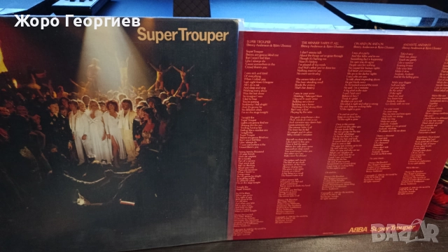 ABBA , АББА - *SUPER TROUPER* 1980  японска,като нова