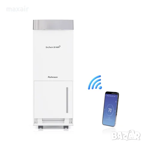 Влагоуловител Rohnson R-91720 DryTech 20 Wi-Fi*Безплатна доставка*Гаранция 5 години