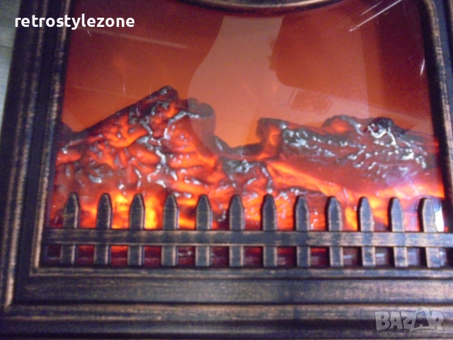 № 8288 Настолен часовник с LED камина   , снимка 8 - Други ценни предмети - 51926279