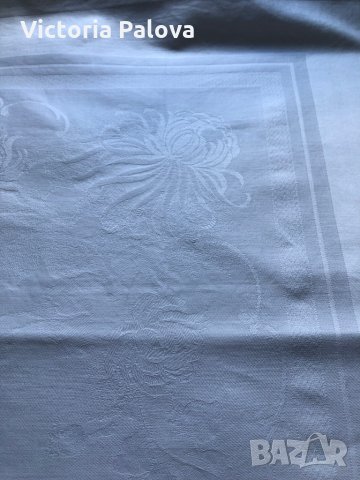 Снежнобяла покривка 125см на 155см, снимка 6 - Покривки за маси - 29891904