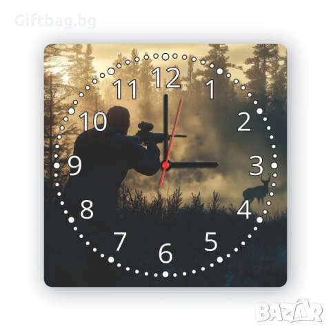 Стенен часовник „Ловец“