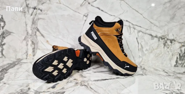Мъжки зимни обувки с пух Puma, снимка 2 - Мъжки боти - 56150682