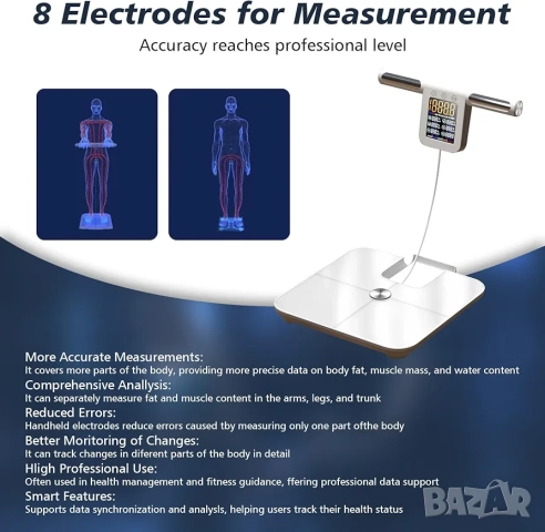 НОВ Кантар следящ телесни мазнини, снимка 2 - Други стоки за дома - 52670989