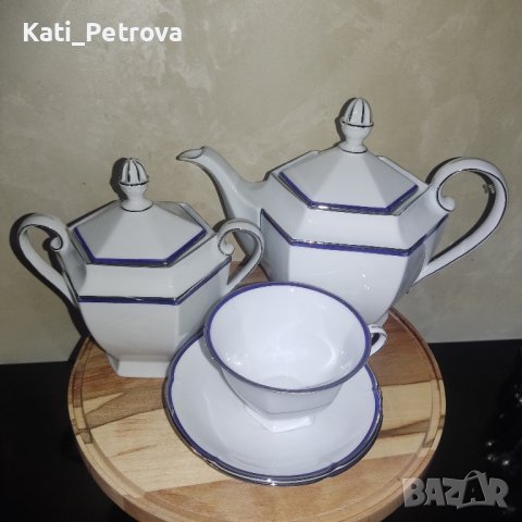 троен сет за чай, снимка 8 - Сервизи - 44461994