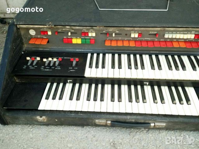 стар, ретро, винтидж професионален електронен синтезатор -орган WILGA, клавир, ел. орган, пиано, снимка 7 - Пиана - 30150553