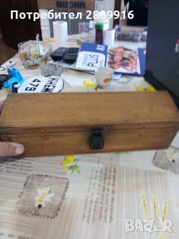 Стара дървена кутия за инструменти, снимка 4 - Други ценни предмети - 31053843