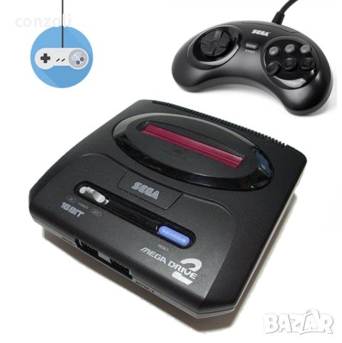 Sega Mega Drive 2 - 16 bit Genesis, снимка 3 - Други игри и конзоли - 42841337