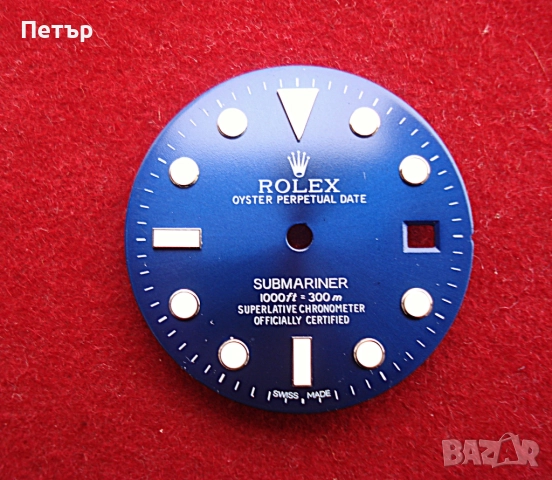 ЦИФЕРБЛАТ ЗА ЧАСОВНИК "ROLEX SUBMARINER", снимка 2 - Мъжки - 52811832