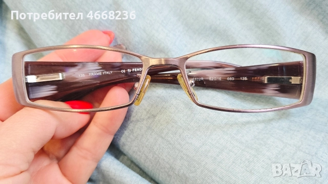Фенди,с камъни СВАРОВСКИ ,в цвят пепел от рози, снимка 3 - Слънчеви и диоптрични очила - 52863823
