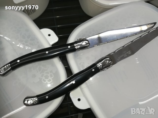 laguiole 2бр BLACK-knives france 1602210918, снимка 1 - Колекции - 31831175
