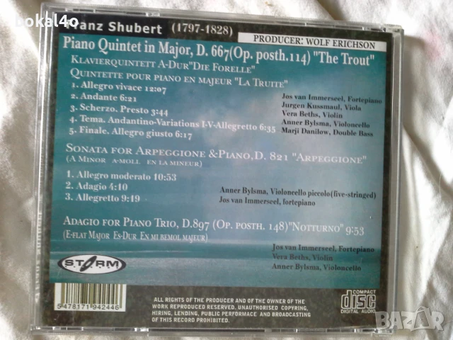 Shubert, Mozart, Handel, Strauss, снимка 4 - CD дискове - 51192610