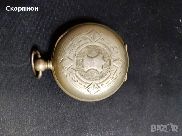 Швейцарски джобен часовник 1900г. с посребрени капаци - с ключе - ПЕРФЕКТЕН - ПРОМОЦИЯ, снимка 7 - Джобни - 50421505