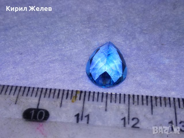 ПРЕКРАСЕН ЮВЕЛИРНО ФАСЕТИРАН ГОЛЯМ НАТУРАЛЕН СИН ЦИРКОНИЙ Скъпоц. КАМЪК За ИНКРУСТИРАНЕ в БИЖУ 40699, снимка 13 - Други - 42760865